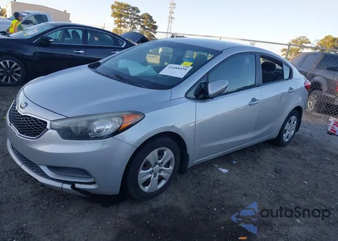 2015 Kia Forte Lx из США, поврежденный, VIN KNAFK4A65F5340364